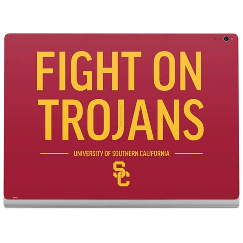 University of Southern California Fight On Trojans Red Surface Book 2 15in Skin